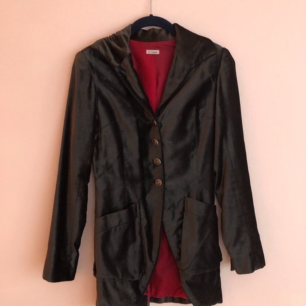 Jill Anderson Brown Velvet waistcoat